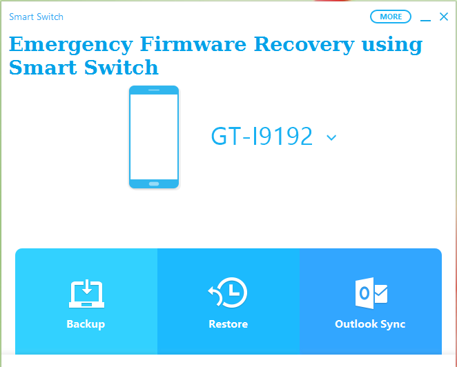 emergency software recovery code smart switch